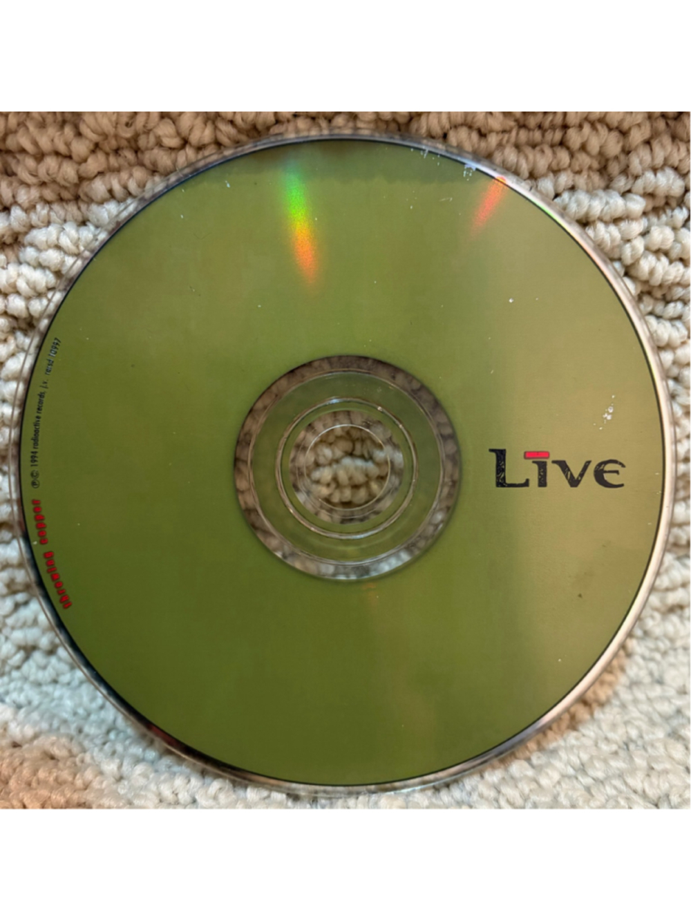 Live Throwing Copper Music CD One Size Green Black